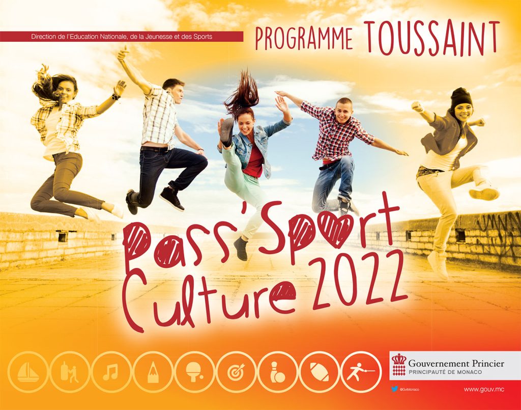 PASS’SPORT CULTURE DE LA TOUSSAINT 2022 7ème stage – Lundi 24 et mardi 25 octobre 2022 (+ 14 ans)